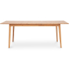 Buy Rectangular Extendable Dining Table - Wood - Blow Natural wood 60413 with a guarantee