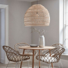 Buy Rattan Ceiling Lamp - Boho Bali Design Pendant Lamp - 60cm - Hoa Natural wood 60440 with a guarantee