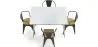 Pack Dining Table and 4 Dining Chairs with Armrests Industrial Design - New Edition - Bistrot Stylix image 7