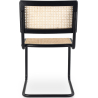 Buy Dining Chair - Vintage Design - Wood and Natural Rattan - Black - Bastral Black 60451 - in the EU
