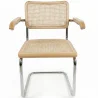 Dining Chair with Armrests - Vintage Design - Wood and Rattan - Bruna image 7
