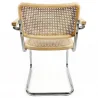 Dining Chair with Armrests - Vintage Design - Wood and Rattan - Bruna image 7