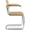 Dining Chair with Armrests - Vintage Design - Wood and Rattan - Bruna image 7