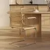 Dining Chair with Armrests - Vintage Design - Wood and Rattan - Bruna image 7