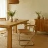 Dining Chair with Armrests - Vintage Design - Wood and Rattan - Bruna image 7