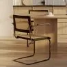 Dining Chair with Armrests - Vintage - Wood and Rattan - Bastral image 7