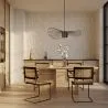 Dining Chair with Armrests - Vintage - Wood and Rattan - Bastral image 7