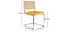 Dining Chair - Upholstered in Velvet - Wood and Rattan - Martha image 7