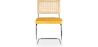 Dining Chair - Upholstered in Velvet - Wood and Rattan - Martha image 7