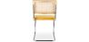 Dining Chair - Upholstered in Velvet - Wood and Rattan - Martha image 7