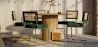 Dining Chair - Upholstered in Velvet - Wood and Rattan - Hyre image 7