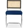 Dining Chair - Upholstered in Velvet - Wood and Rattan - Hyre image 7