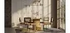 Dining Chair - Upholstered in Velvet - Wood & Rattan - Puila image 7