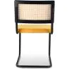 Dining Chair - Upholstered in Velvet - Wood & Rattan - Puila image 7