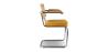 Dining Chair with Armrests - Velvet Upholstery - Wood & Rattan - Martha image 7