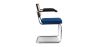 Wooden Dining Chair with Armrests - Velvet Upholstery - Wood & Rattan - Hyre image 7