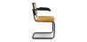 Dining Chair with Armrests - Upholstered in Velvet - Wood and Rattan - Puila image 7