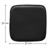 Pack of 4 Magnetic Cushions for Stool - Faux Leather - Stylix image 7
