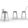 Pack of 4 Magnetic Cushions for Square Seat Chair – Faux Leather – Stylix image 7
