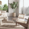 Buy Lounge Chair - Boho Bali Design - Wood - Prena Natural 60465 - prices