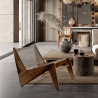 Buy Lounge Chair - Boho Bali Design - Wood - Prena Natural 60465 at Privatefloor