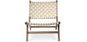 Armchair - Handcrafted Boho Bali Design Chair - Wood and Rope - Recia image 7