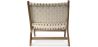 Armchair - Handcrafted Boho Bali Design Chair - Wood and Rope - Recia image 7