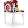 Buy Dining Chair - Transparent Legs - Patterned Design - Miss Style Transparent 31382 Home delivery
