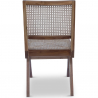 Buy Cannage Dining Chair, Bali Boho Style, Rattan and Teak Wood - Breya Natural 60474 with a guarantee