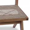 Buy Cannage Dining Chair, Bali Boho Style, Rattan and Teak Wood - Breya Natural 60474 - in the EU