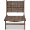 Buy Lounge Chair - Boho Bali Design Chair - Wood and Rattan - Prava Natural 60475 Home delivery