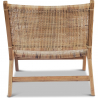 Buy Armchair in Boho Bali Style, Rattan and Teak Wood - Wasa Natural 60477 with a guarantee