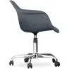 Office Chair with Armrests - Swivel Desk Chair with Castors - Grev image 7
