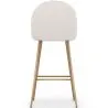 Stool Upholstered in Bouclé Fabric - Scandinavian Design - Evelyne image 7