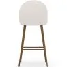 Stool Upholstered in Bouclé Fabric - Scandinavian Design - Evelyne image 7