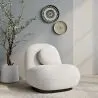 Armchair Upholstered in Boucle Fabric - Larry image 7