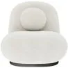 Armchair Upholstered in Boucle Fabric - Larry image 7