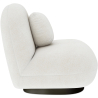 Buy Armchair Upholstered in Boucle Fabric - Larry White 60483 in the Europe