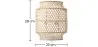Wall Lamp - Boho Bali Bamboo Design - Hya image 7