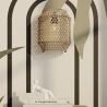 Buy Wall Lamp - Boho Bali Bamboo Design - Hya Natural 60485 in the Europe