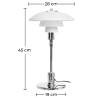 Buy Table Lamp - Living Room Lamp - Liam Steel 15226 - in the EU