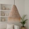 Esparto Ceiling Lamp - Boho Bali Design Hanging Lamp - Pitse image 7