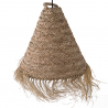 Buy Esparto Ceiling Lamp - Boho Bali Design Hanging Lamp - Pitse Natural 60486 - prices