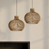 Buy Rattan Pendant Lamp, Boho Bali Style - Elan Natural 60487 in the Europe