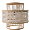 Buy Rattan Ceiling Lamp - Boho Bali Design Pendant Lamp - Yei Natural 60488 - in the EU