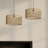 Buy Rattan Ceiling Lamp - Boho Bali Design Pendant Lamp - Beri Natural 60490 in the Europe