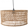 Buy Rattan Ceiling Lamp - Boho Bali Design Pendant Lamp - Beri Natural 60490 - in the EU