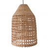 Buy Rattan Ceiling Lamp - Boho Bali Design Pendant Lamp - Fai Natural 60491 - in the EU