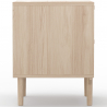 Buy Rattan Bedside Table with Drawers, Boho Bali Style - Treys Natural 60509 in the Europe