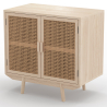 Buy Natural Wood Sideboard - Boho Bali Design - 2 doors - Treys Natural 60510 with a guarantee